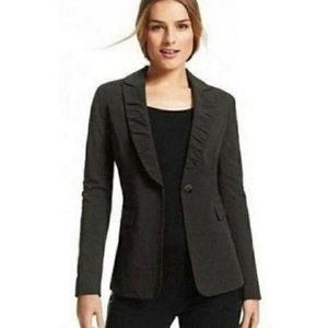 CAbi charcoal pinstriped suit